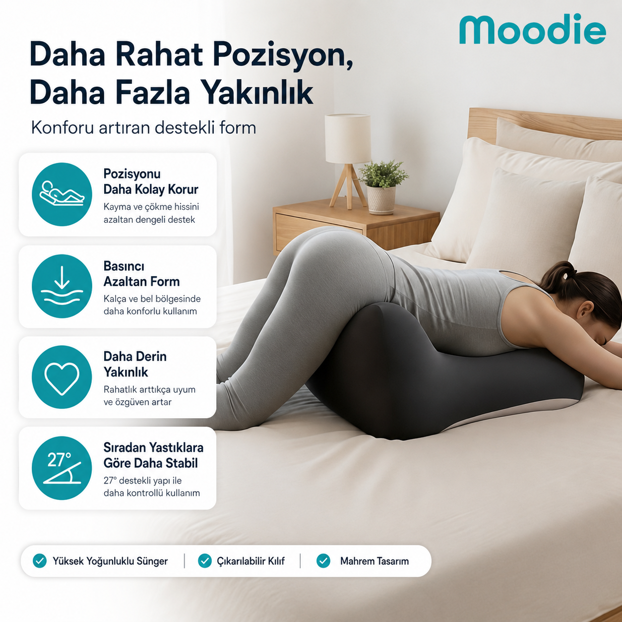 Moodie Comfort Wedge Yastık